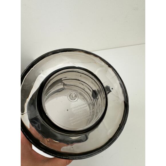 Seasonal Visions Ltd Halloween Smoky Gray Translucent Plastic Skull Mug Pitcher - Picture 5 of 7